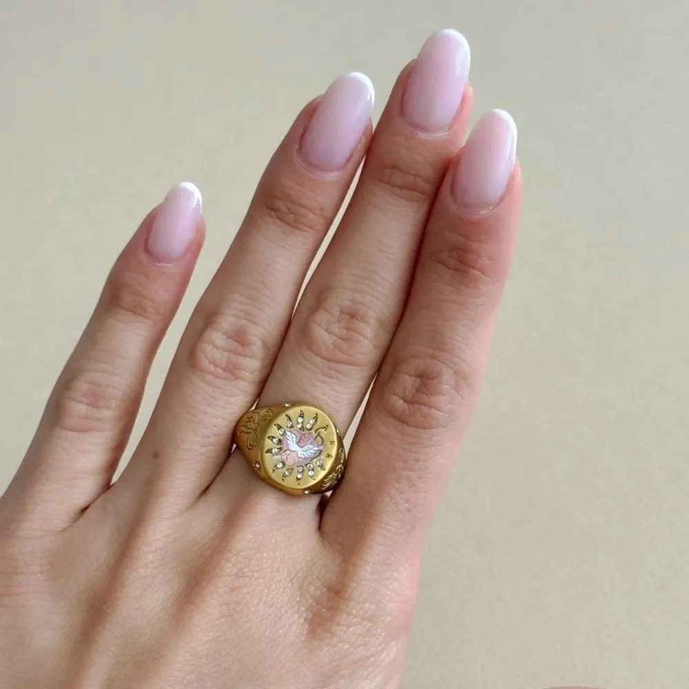 Gold and Pink Embellished #1757